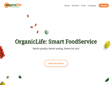 Tablet Screenshot of organiclifeusa.com